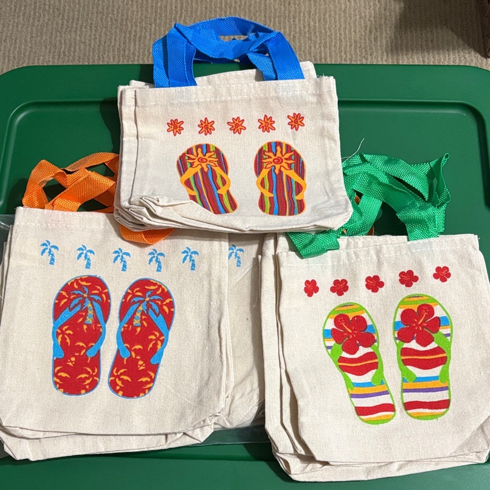 Tropical Flip Flop Party Favor Bags